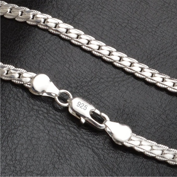 NEW 20'' 925 Sterling Silver Braided Snake Chain - Picture 5 of 11